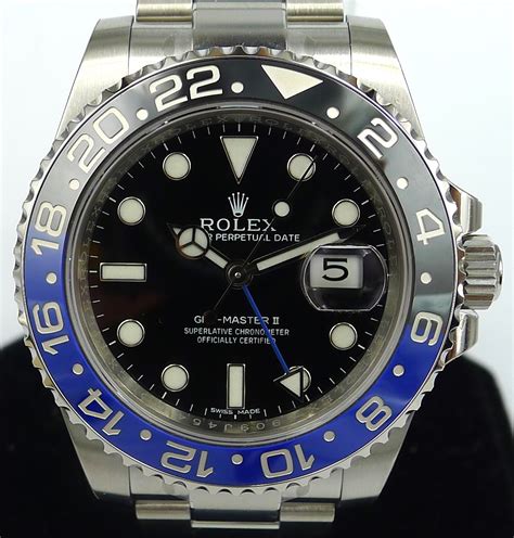 rolex y0087330 modello 116710blnr|Rolex “Batman” GMT.